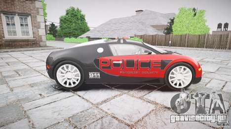 Bugatti Veyron 16.4 Police [EPM/ELS] для GTA 4