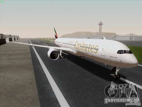 Airbus A350-900 Emirates для GTA San Andreas