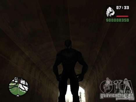 Человек паук враг в отражении для GTA San Andreas
