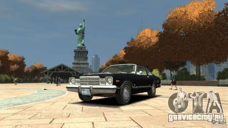 Plymouth Volare Coupe 1977 для GTA 4