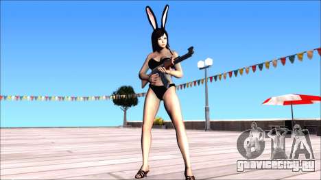 Dead Or Alive 5 Kokoro Black Bunny Outfit для GTA San Andreas
