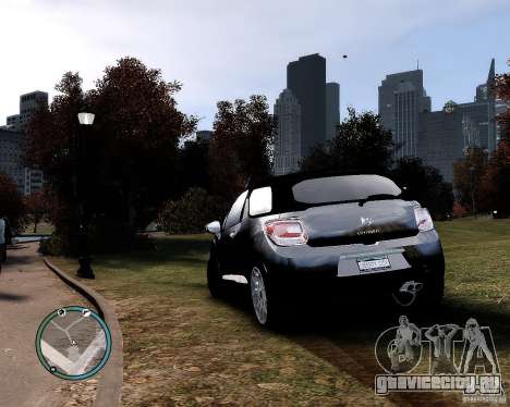 Citroen DS3 2011 для GTA 4