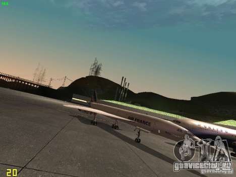Aerospatiale-BAC Concorde Air France для GTA San Andreas