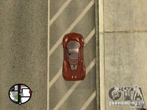 Pagani Zonda F для GTA San Andreas