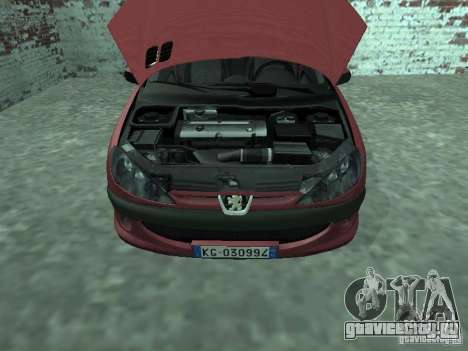 Peugeot 206 HDi 2003 для GTA San Andreas
