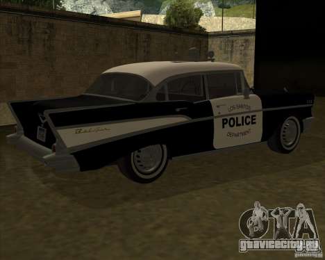 Chevrolet BelAir Police 1957 для GTA San Andreas