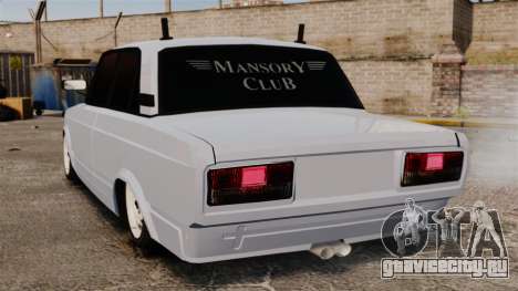 ВАЗ-2107 Mansory для GTA 4