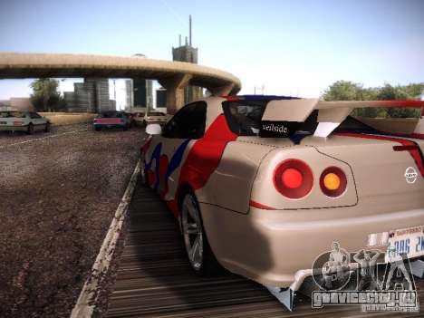 Nissan Skyline full tune для GTA San Andreas