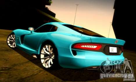 Dodge Viper SRT  GTS для GTA San Andreas