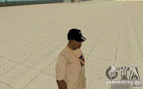 Кепка adidas black для GTA San Andreas