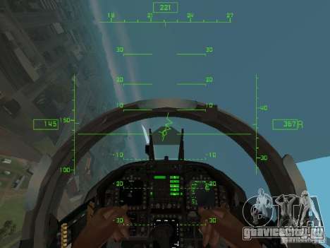 Авиационный HUD для GTA San Andreas