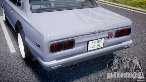 Nissan Skyline 2000 GT-R Drift Tuning для GTA 4