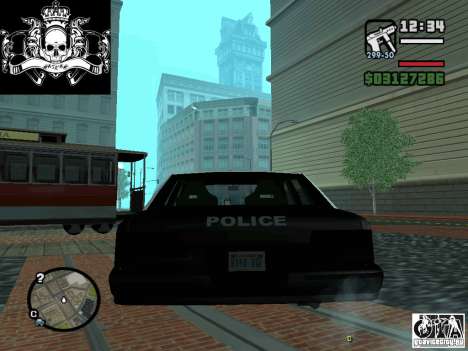 Police car New v 1.0 для GTA San Andreas