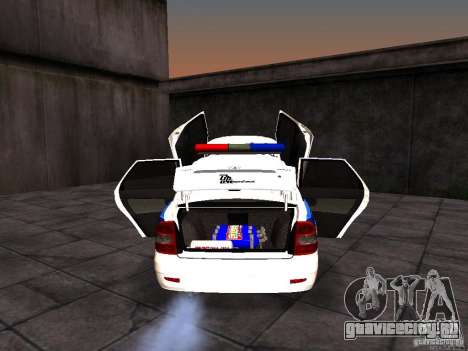 Ваз 2170 Полиция для GTA San Andreas