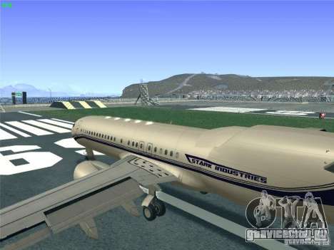 Boeing 737 Iron Man Bussines Jet для GTA San Andreas