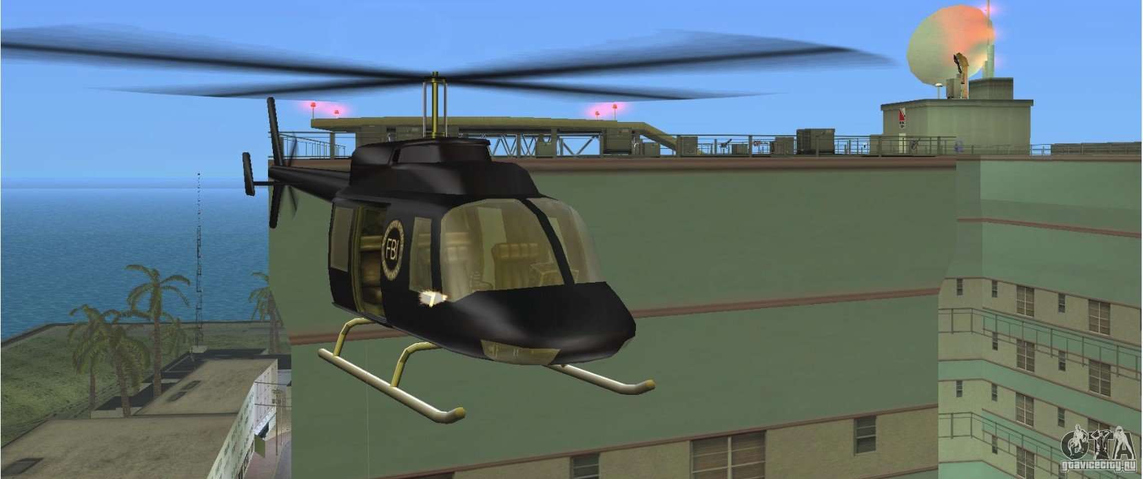Заменяемая модель - chopper Этот вертолёт появляется при трёх звездах розыс...
