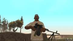 Переносной пулемет Калашникова для GTA San Andreas