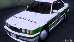 BMW E34 Policija для GTA San Andreas