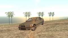 BMW M3 E36 серебристый для GTA San Andreas