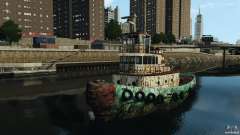 Realistic Rusty Tugboat для GTA 4