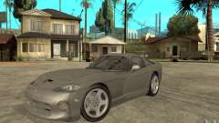 Dodge Viper GTS серебристый для GTA San Andreas