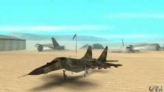 МИГ-29 для GTA San Andreas