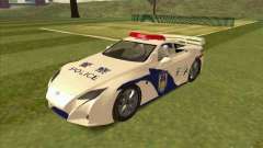 Lexus LF-A China Police для GTA San Andreas