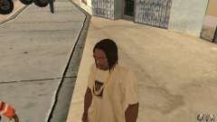 Длинные тёмные волосы для GTA San Andreas