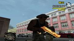 Gold Weapon Pack v 2.1 для GTA San Andreas