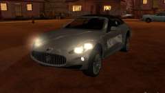 Maserati Granturismo S серебристый для GTA San Andreas