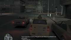 Миссия таксиста для GTA 4 для GTA 4