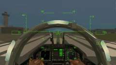 Авиационный HUD для GTA San Andreas