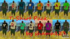 T-Shirt Pack by shama123 для GTA San Andreas