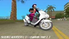 Suzuki Address 110 Custom Ver.1.3 для GTA Vice City