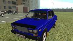ВАЗ 2106 голубой для GTA San Andreas