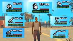 New Weapon Icon Pack для GTA San Andreas