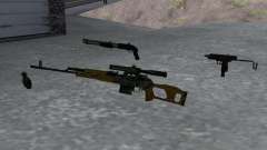 Пак отечественного оружия версия 4 для GTA San Andreas