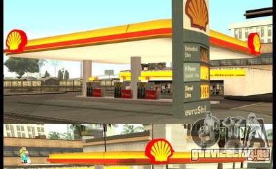 Shell station для GTA San Andreas