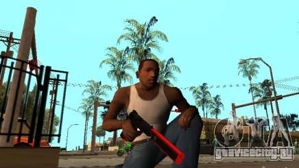 Red Chrome Weapon Pack для GTA San Andreas