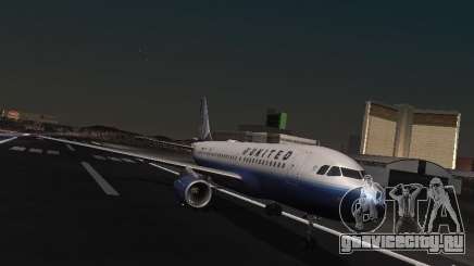 Airbus A319 United Airlines для GTA San Andreas