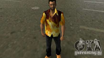 Рубашка с огнем для GTA Vice City