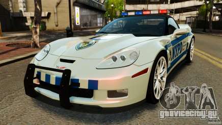 Chevrolet Corvette ZR1 Police для GTA 4