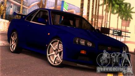 Nissan Skyline R34 GT-R Tunable для GTA San Andreas