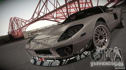 Ford GT серебристый для GTA San Andreas