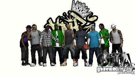 Skins Pack By AnRi для GTA San Andreas