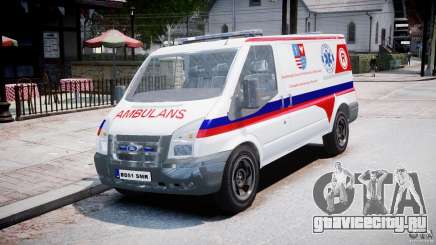 Ford Transit Polish Ambulance [ELS] для GTA 4