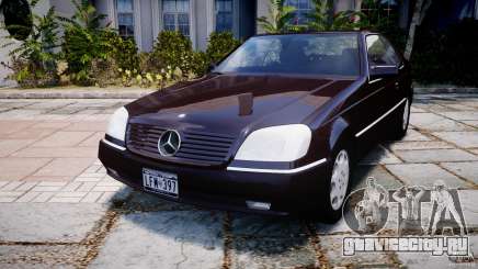 Mercedes-Benz 600SEC C140 1992 v1.0 для GTA 4