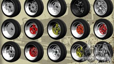 Old School Rims Pack для GTA San Andreas