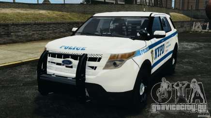 Ford Explorer NYPD ESU 2013 [ELS] для GTA 4