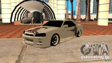 Nissan Skyline R-34 для GTA San Andreas